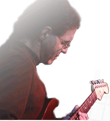 Teddy Pantelas playing guitar